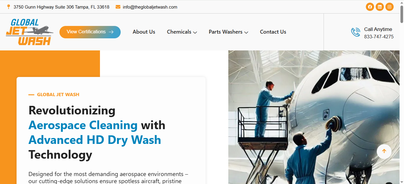 Global Jet Wash project screenshot
